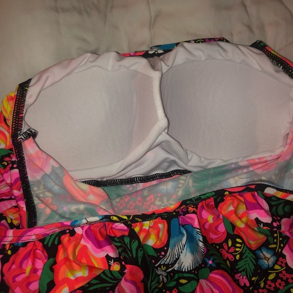 Floral off the shoulder one piece size 36/8 - Picture 7 of 8